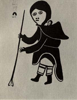 Woman with Fish Spear