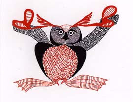 Uppiruqpalliajuk (Transforming to an Owl)
